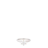 Tiffany & Co Setting Solitaire Diamond Platinum Ring