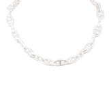Hermes Chaine d'Ancre Sterling Silver Necklace Large