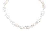 Hermes Chaine d'Ancre Sterling Silver Necklace Large
