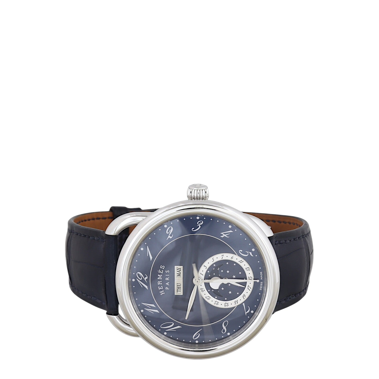 Hermes Arceau Grande Lune 43mm Watch