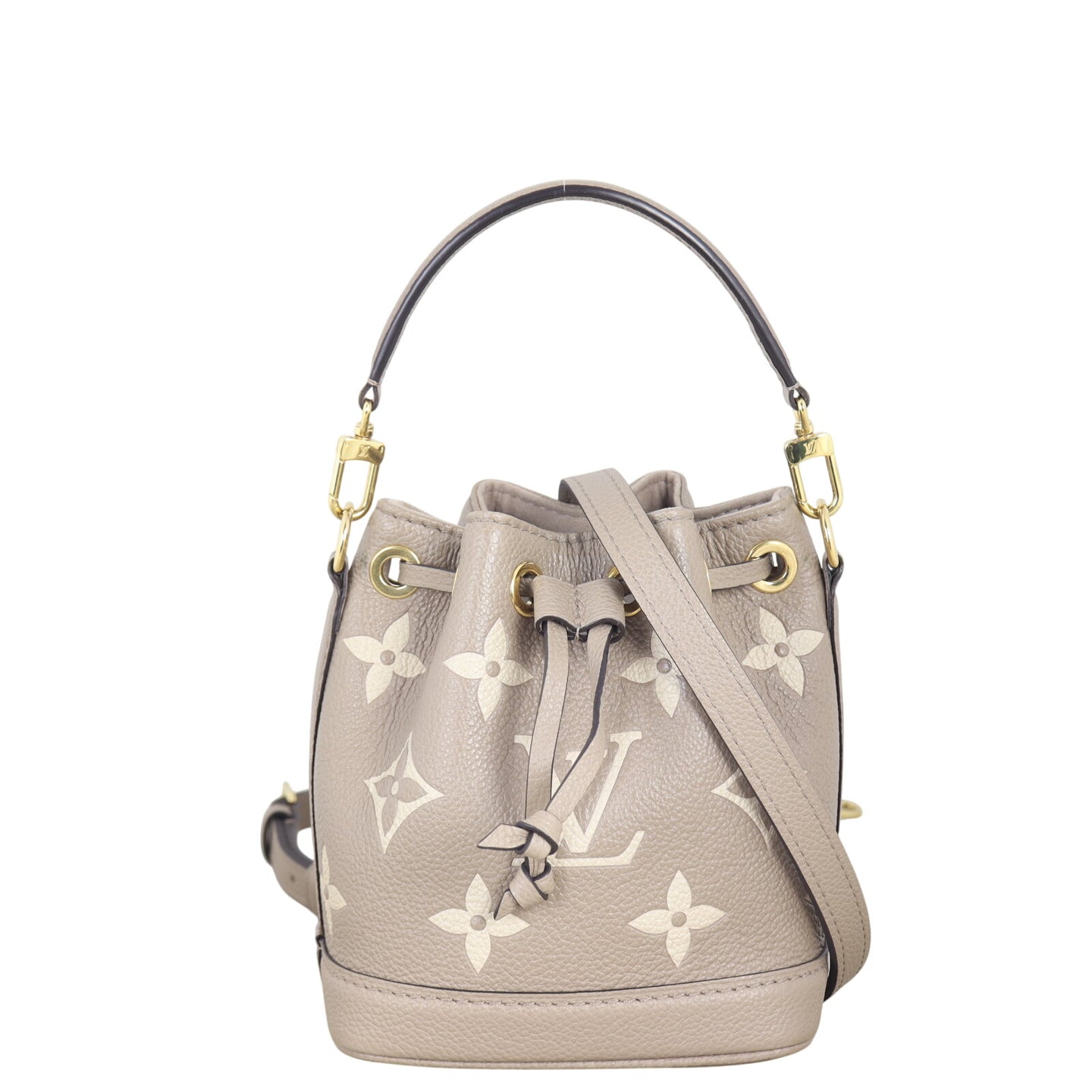 Louis Vuitton Nano Noe Monogram Empreinte Bicolour