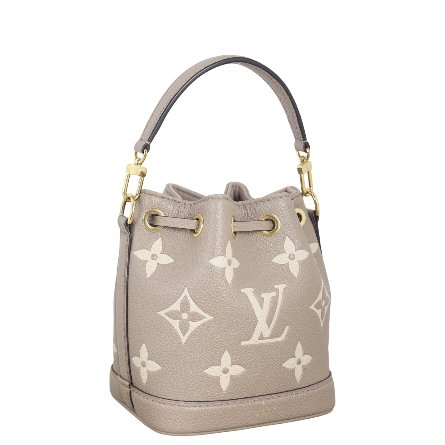 Louis Vuitton Nano Noe Monogram Empreinte Bicolour