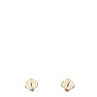 Van Cleef & Arpels Sweet Alhambra Onyx 18k Yellow Gold Stud Earrings