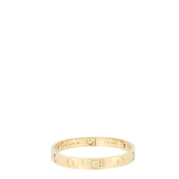 Cartier Classic Love 18k Yellow Gold 4 Diamond Bracelet