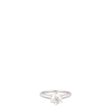 Tiffany & Co Setting Solitaire Diamond Platinum Ring