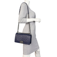 Chanel Boy Old Medium Chevron