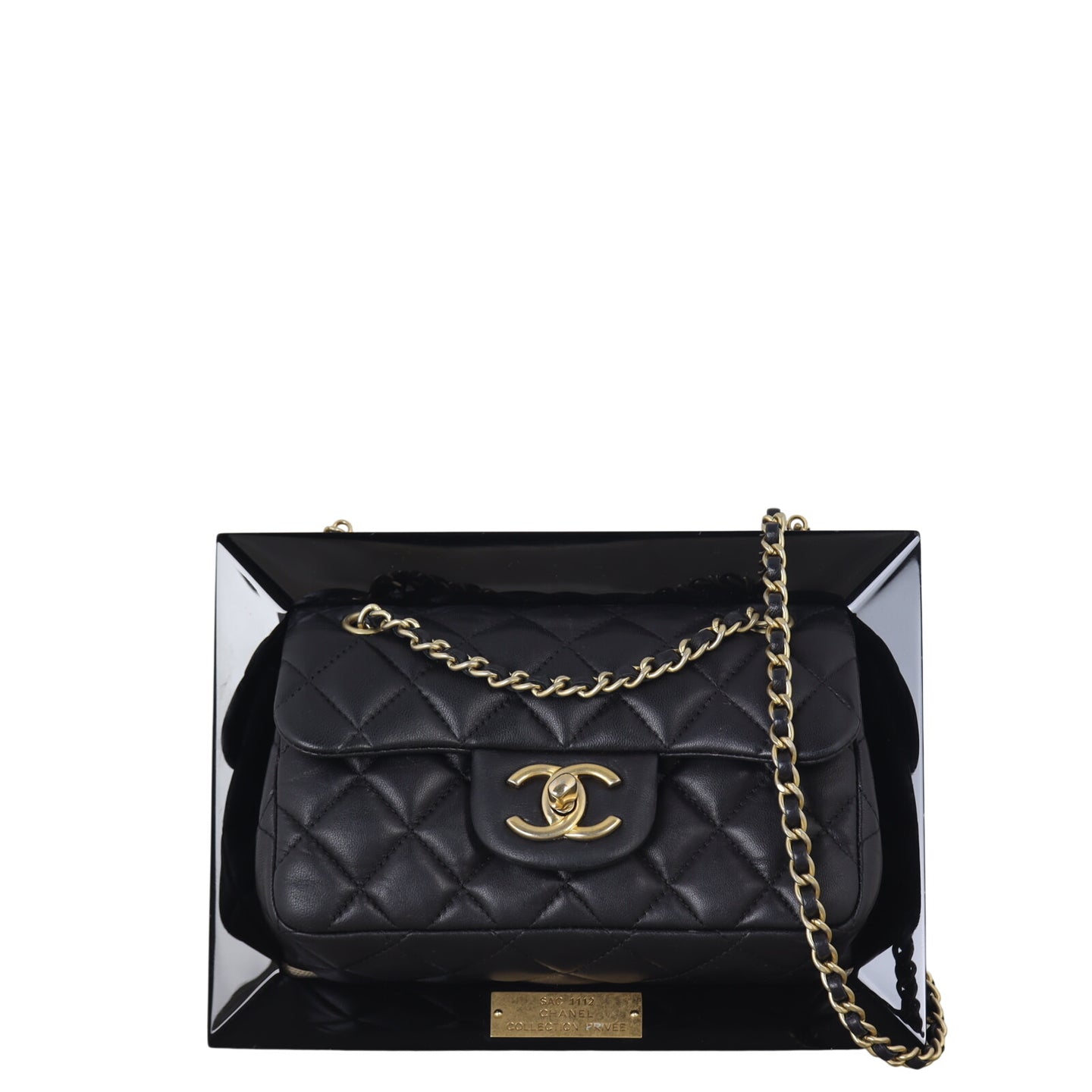 Chanel Plexiglass Framed Flap Bag
