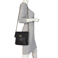 Chanel Quilted Hobo Bag Small
