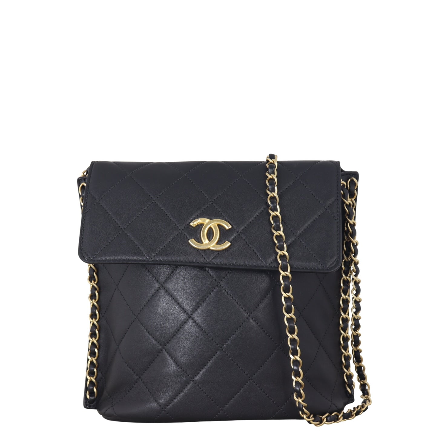 Chanel Quilted Hobo Bag Small