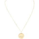 Van Cleef & Arpels Zodiaque Medal Aries 18k Yellow Gold Pendant Necklace