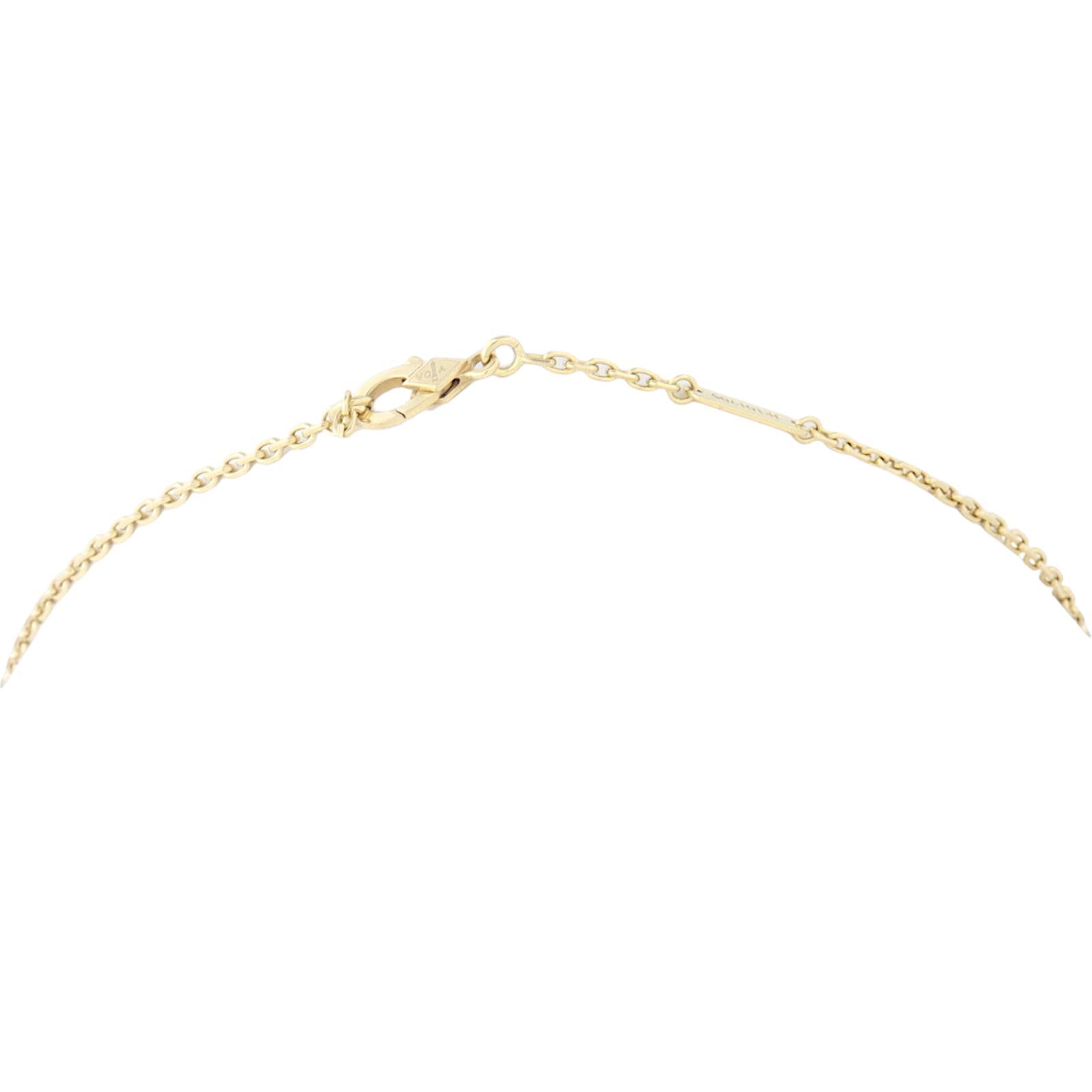 Van Cleef & Arpels Zodiaque Medal Aries 18k Yellow Gold Pendant Necklace