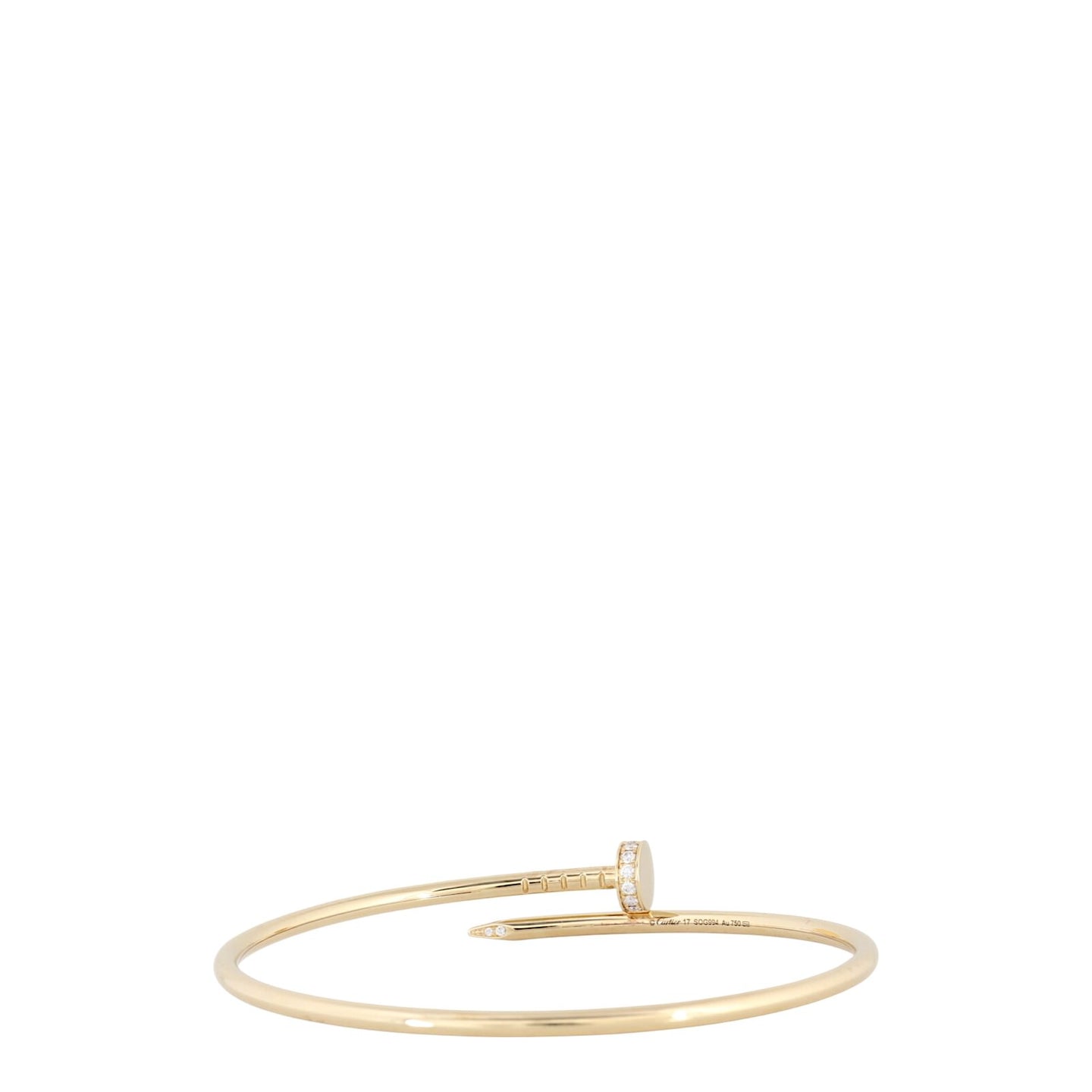 Cartier Juste un Clou Bracelet 18k Yellow Gold Diamond Small