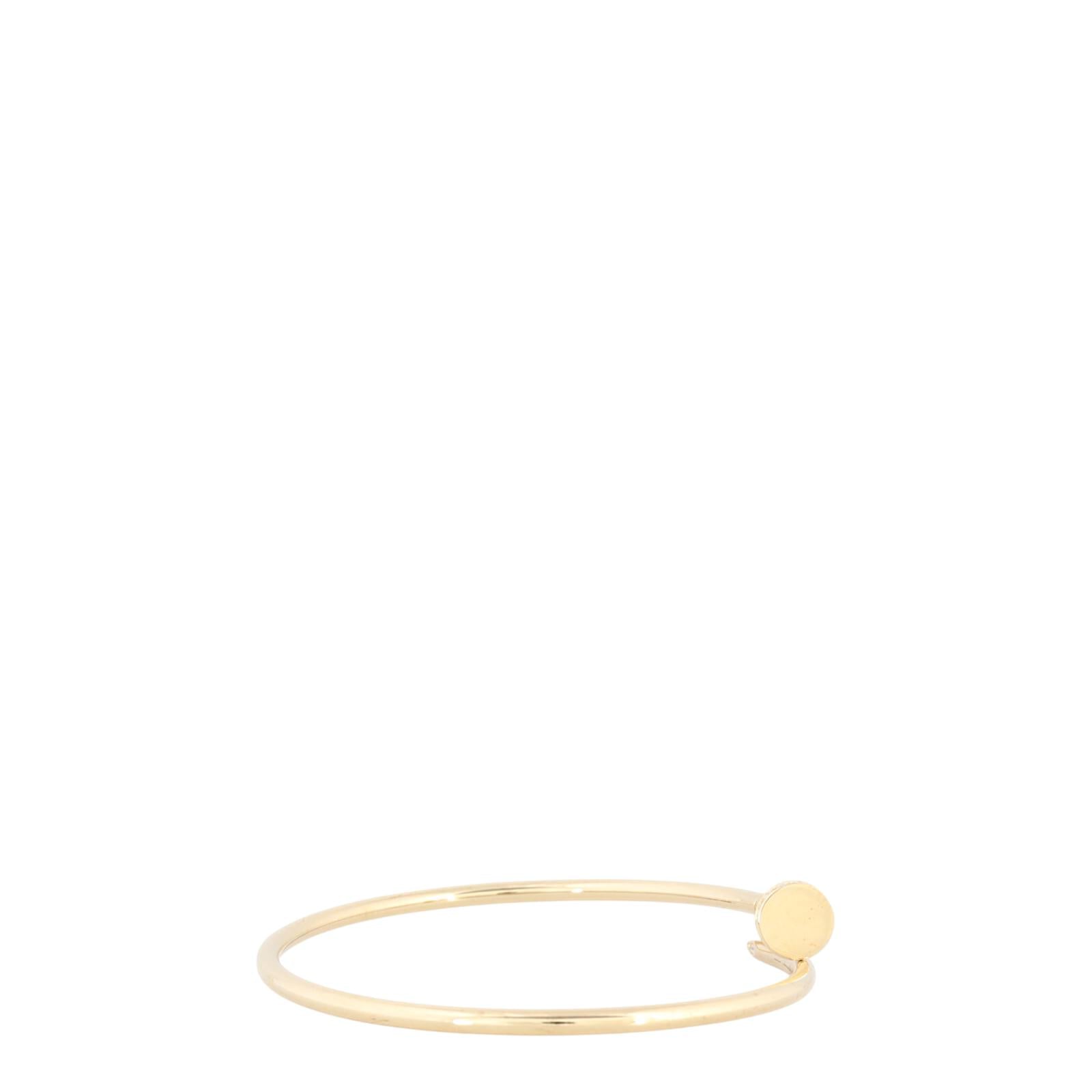 Cartier Juste un Clou Bracelet 18k Yellow Gold Diamond Small