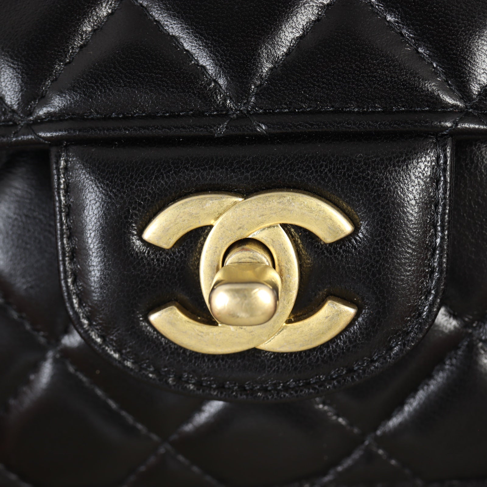 Chanel Quilted Frame Clutch Chain Bag