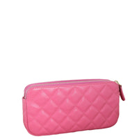 Chanel CC Double Zip Clutch with Chain