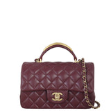 Chanel Classic Flap Mini Rectangular Top Handle Lambskin
