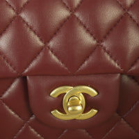 Chanel Classic Flap Mini Rectangular Top Handle Lambskin