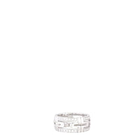 Bvlgari Parentesi 18k White Gold Diamond Ring