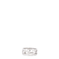 Bvlgari Parentesi 18k White Gold Diamond Ring