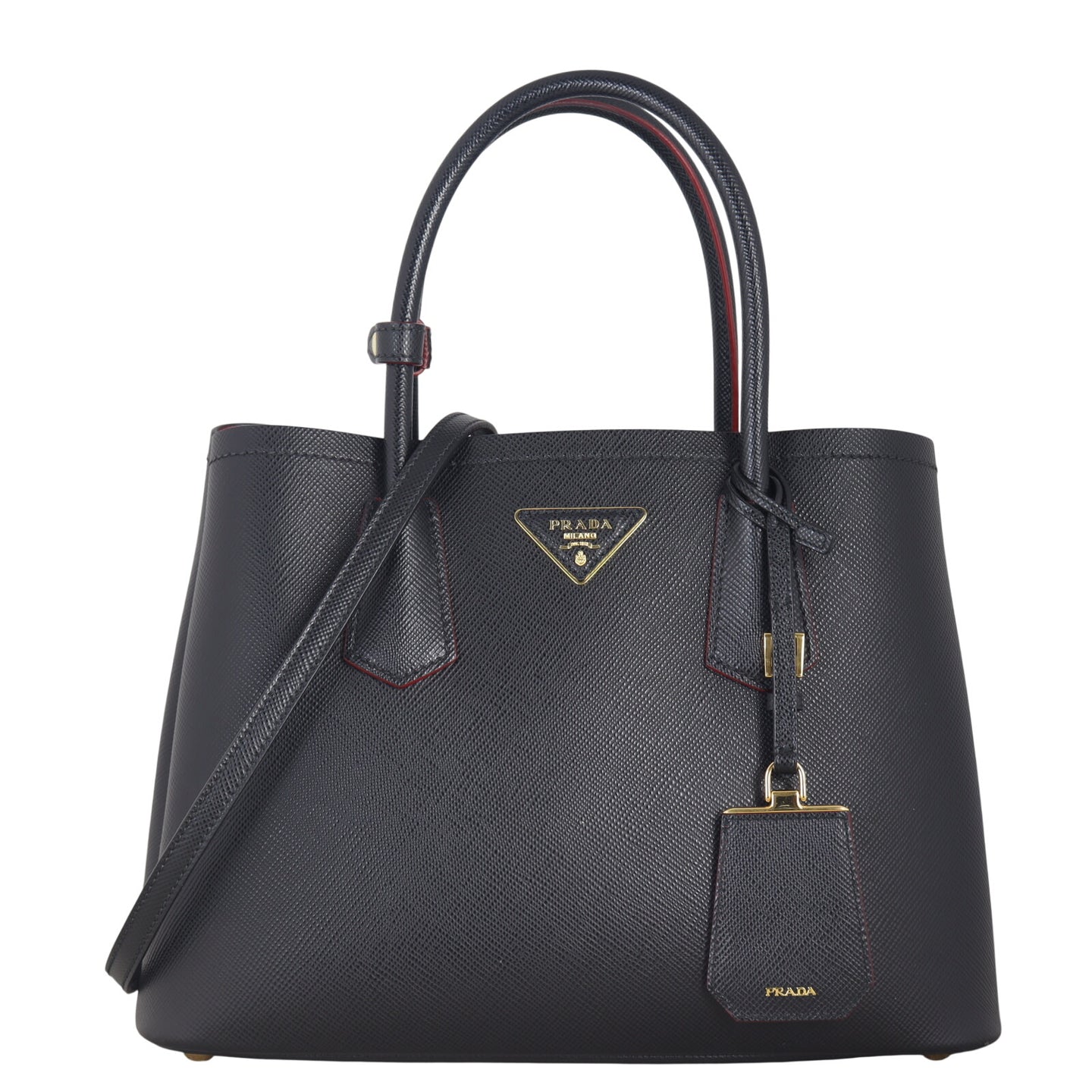 Prada Saffiano Cuir Double Bag Medium