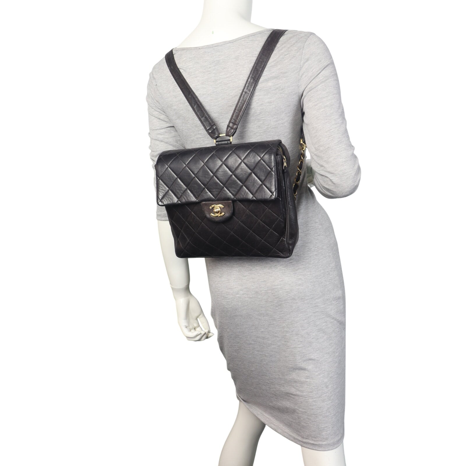 Chanel Vintage Square Flap Backpack