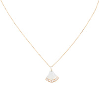 Bvlgari Diva's Dream Diamond Mother of Pearl 18k Rose Gold Pendant Necklace