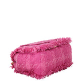 Chanel Giant Logo Tweed Flap Bag