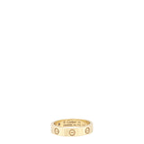 Cartier Love Ring Small 18k Yellow Gold 1 Diamond
