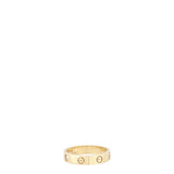 Cartier Love Ring Small 18k Yellow Gold 1 Diamond