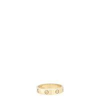 Cartier Love Ring Small 18k Yellow Gold 1 Diamond