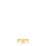 Cartier Love Ring Small 18k Yellow Gold 1 Diamond
