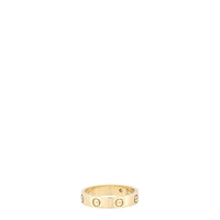 Cartier Love Ring Small 18k Yellow Gold 1 Diamond