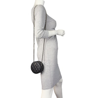 Chanel CC Round Clutch with Chain