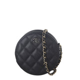 Chanel CC Round Clutch with Chain