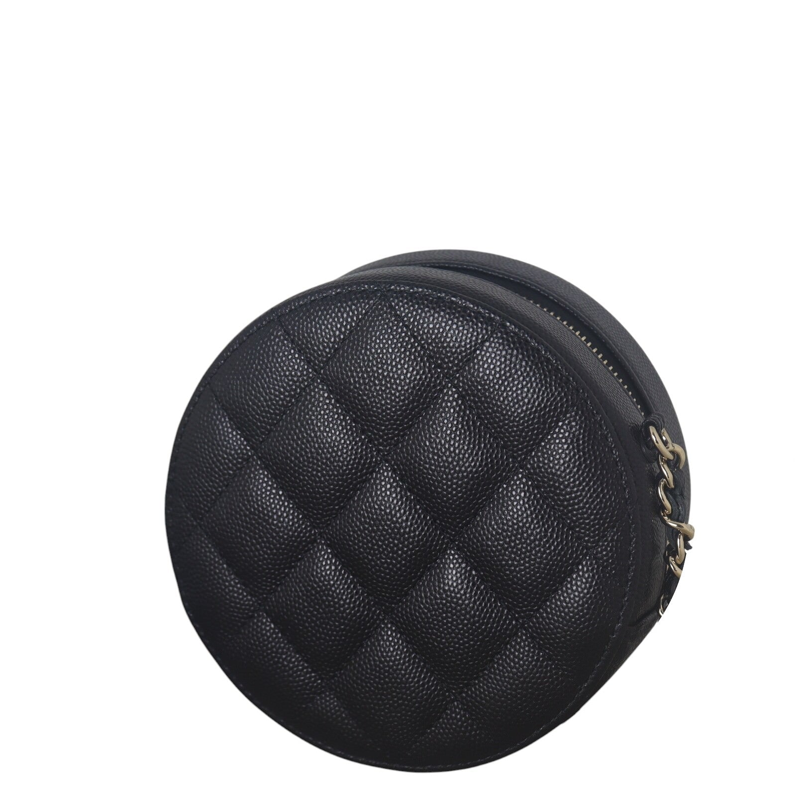 Chanel CC Round Clutch with Chain