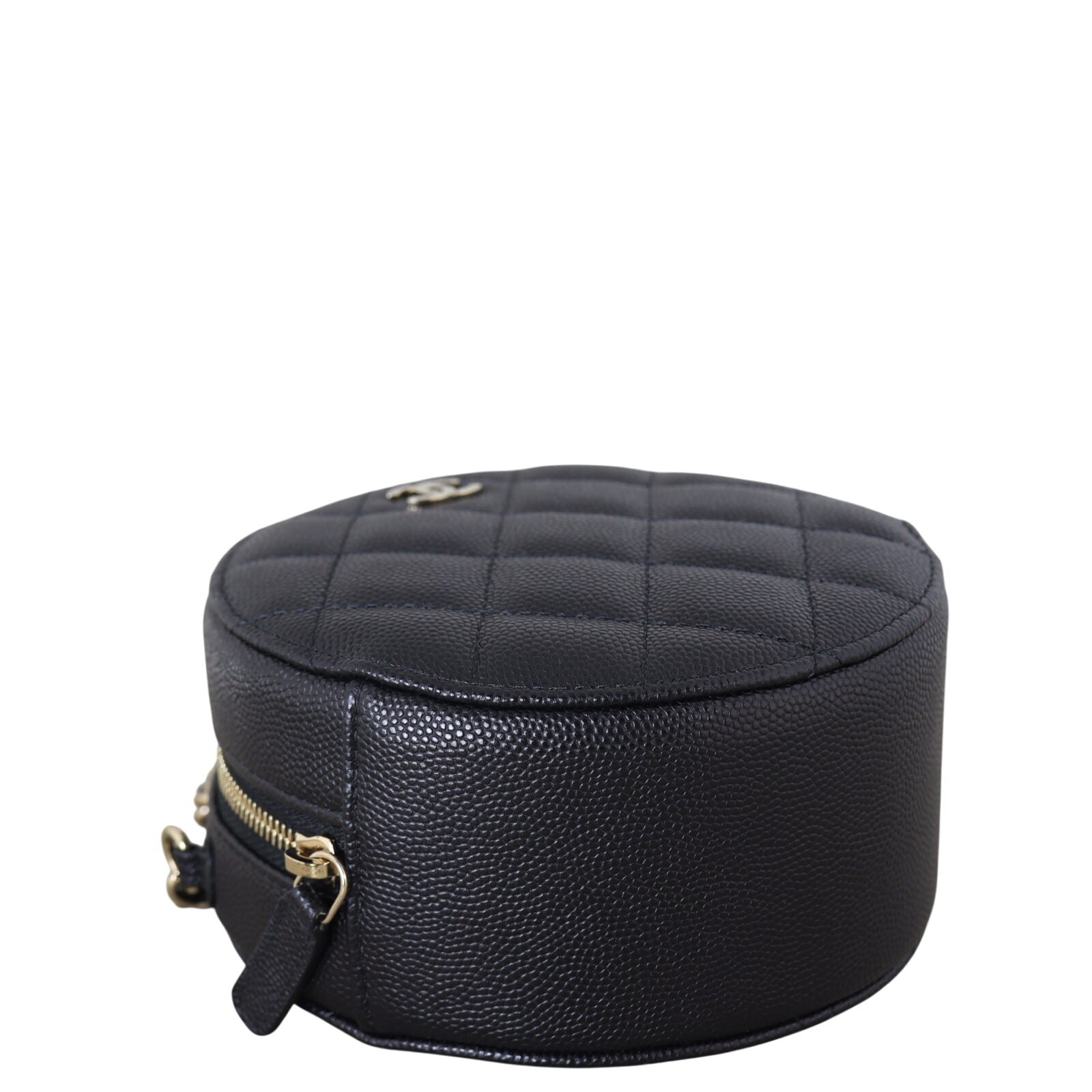 Chanel CC Round Clutch with Chain