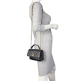 Chanel CC Top Handle Flap Bag Mini