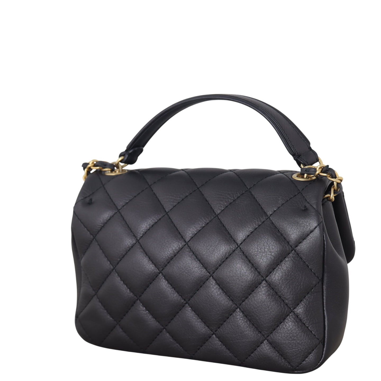 Chanel CC Top Handle Flap Bag Mini