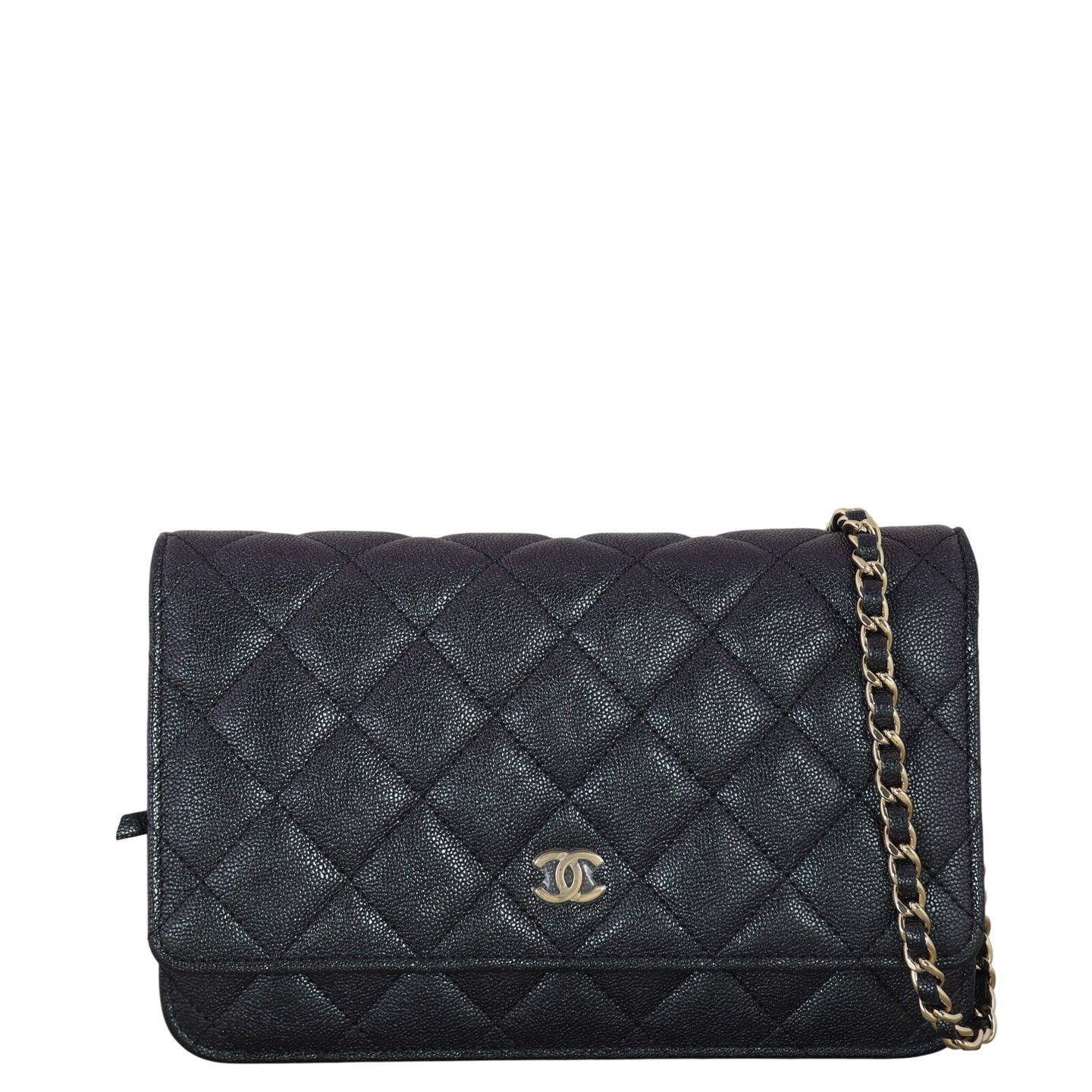 Chanel Classic Wallet on Chain Iridescent