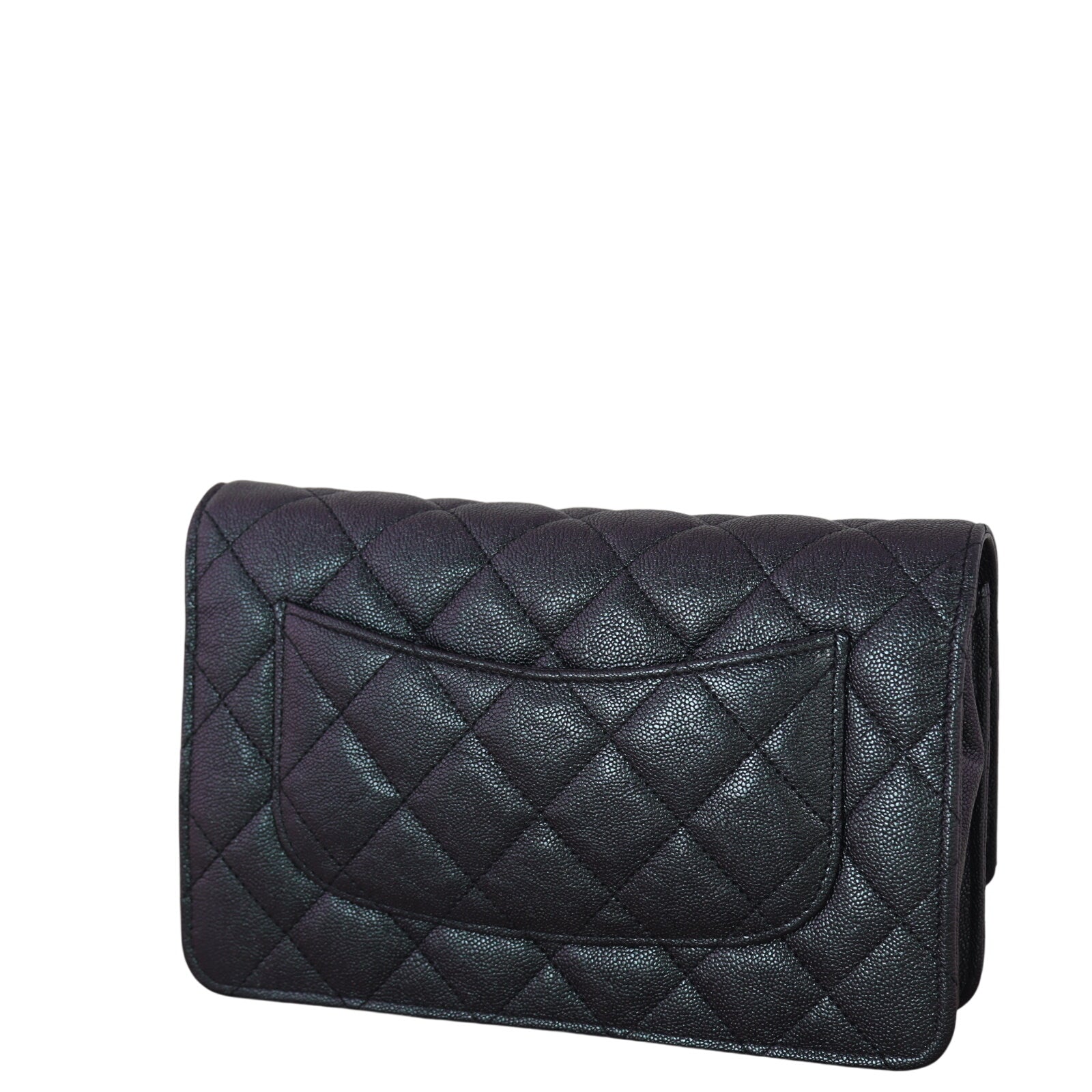 Chanel Classic Wallet on Chain Iridescent