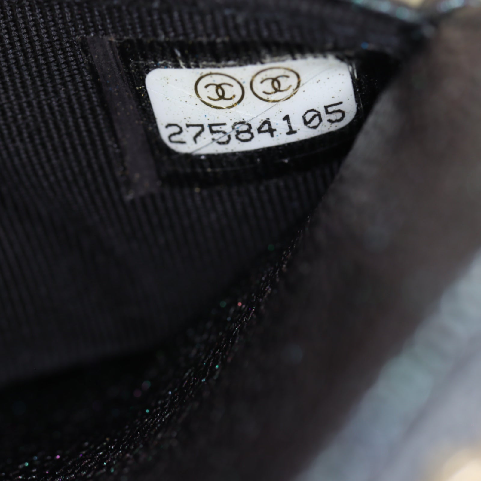 Chanel Classic Wallet on Chain Iridescent