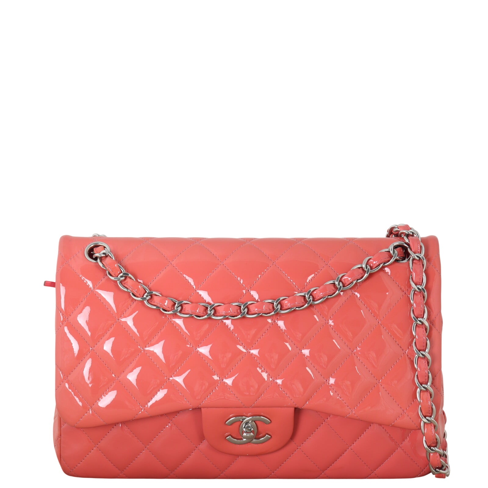Chanel Classic Double Flap Jumbo Patent