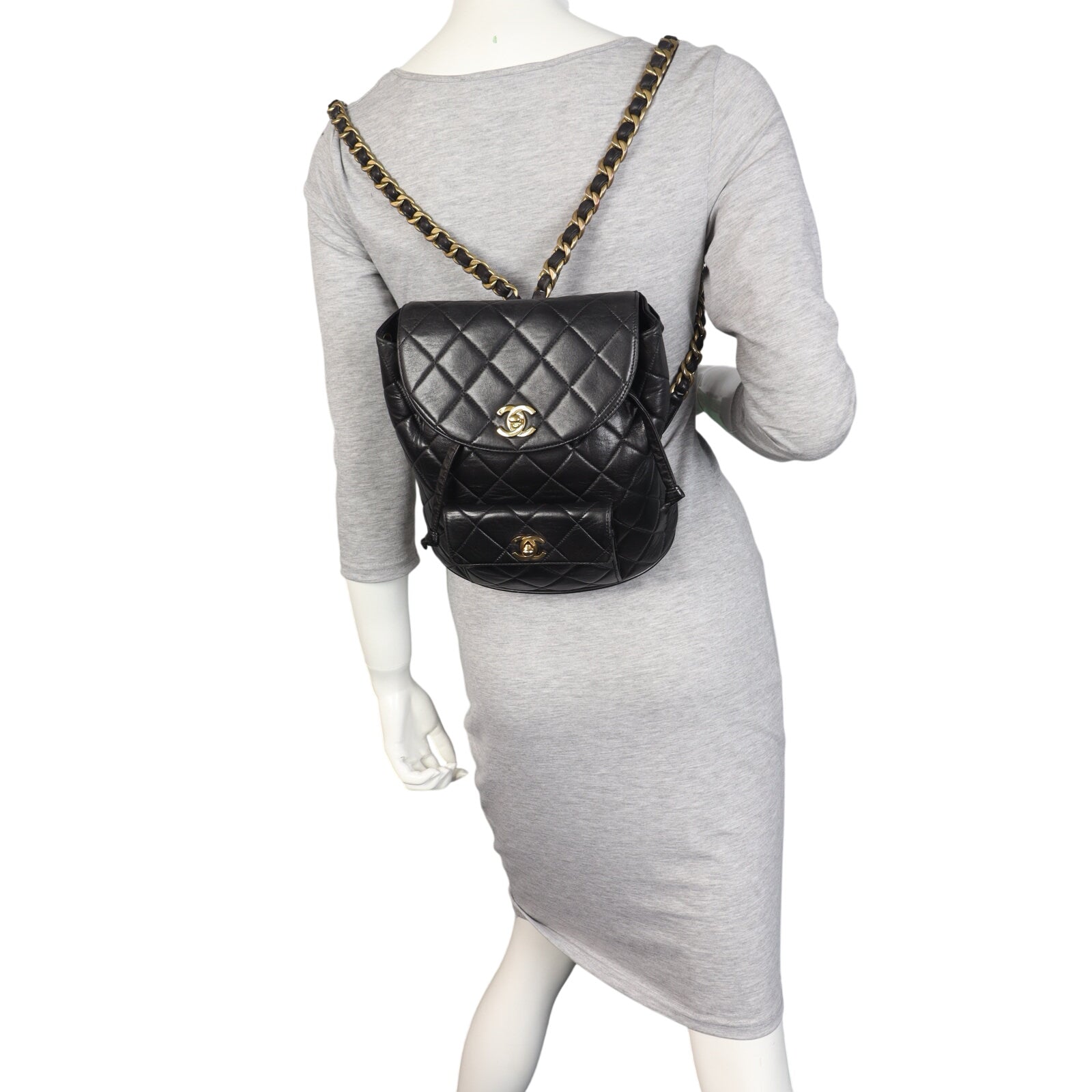Chanel Duma Quilted Backpack Vintage