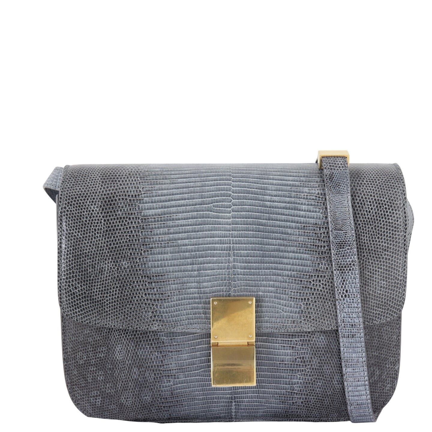 Celine Classic Box Bag Medium Lizard