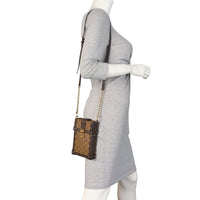 Louis Vuitton Vertical Trunk Pochette Monogram Reverse