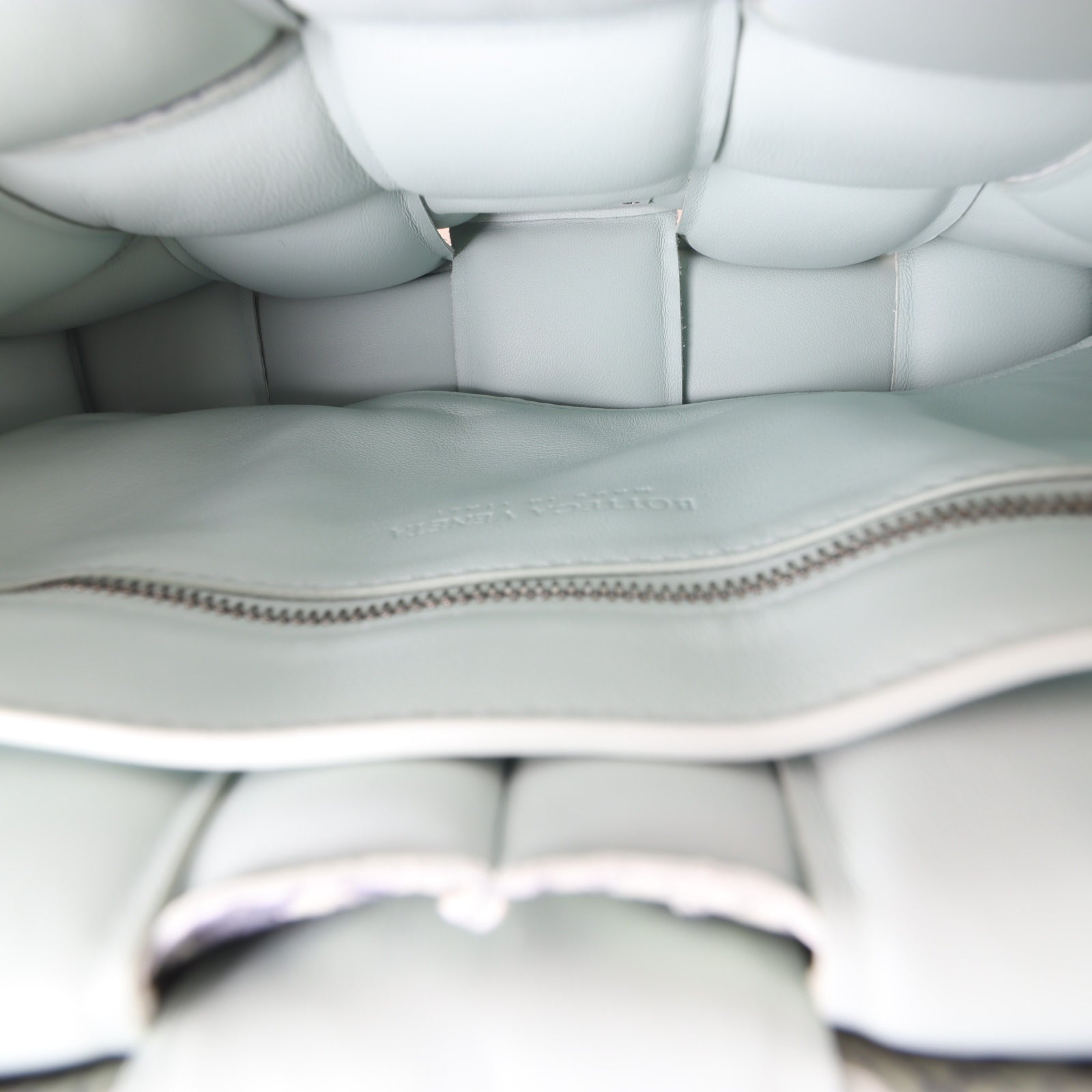 Bottega Veneta Padded Cassette Snakeskin Embossed