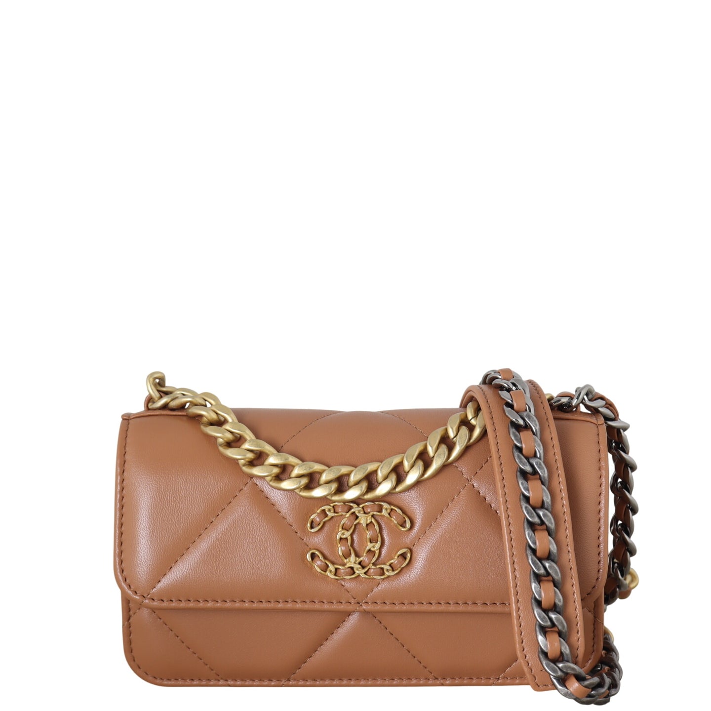 Chanel 19 Phone Holder on Chain