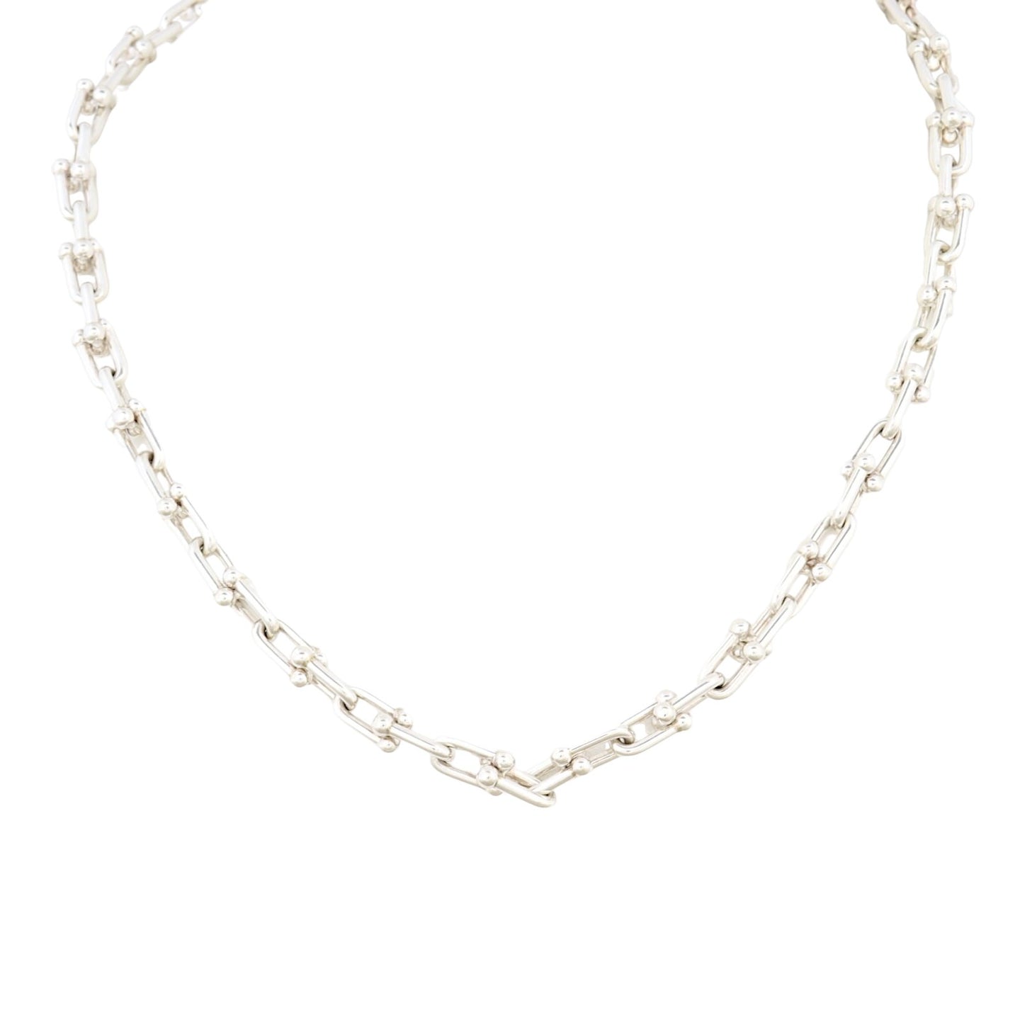 Tiffany & Co HardWear Link Silver Necklace Small