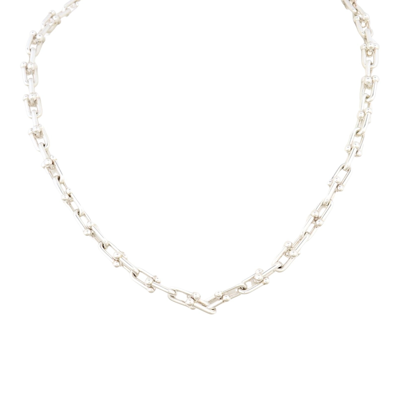 Tiffany & Co HardWear Link Silver Necklace Small