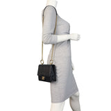 Chanel Coco Embossed Square Flap Bag